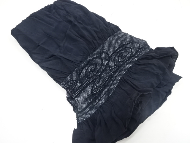 JAPANESE HEKO OBI / FOR MEN / SHIBORI / STREAM